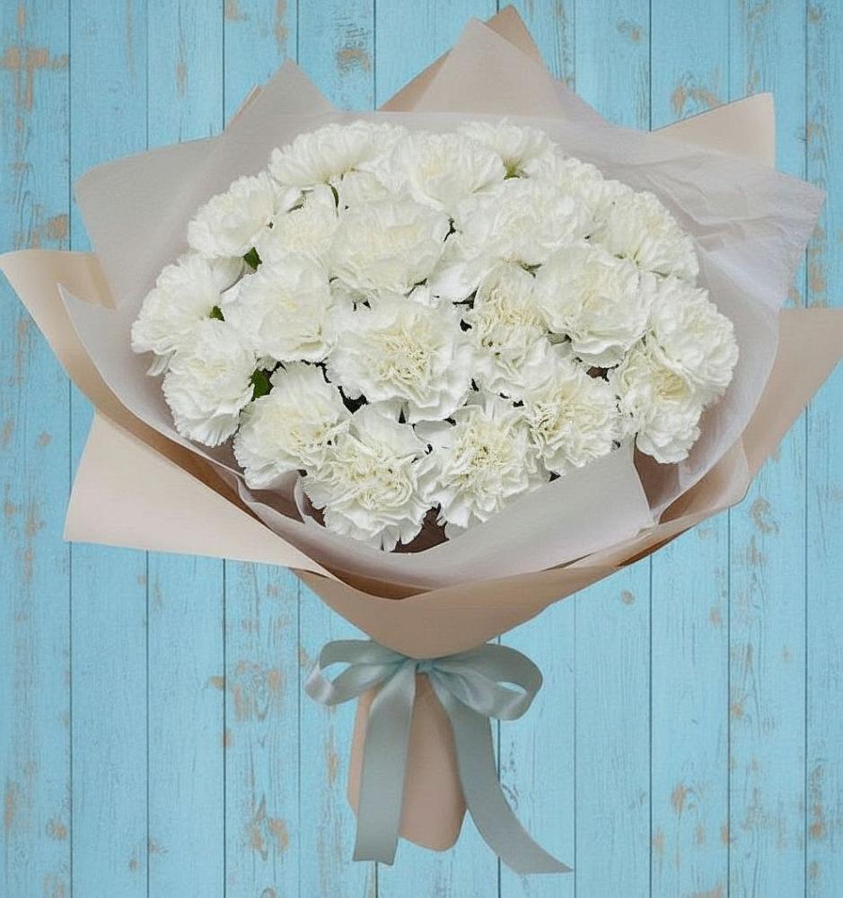 Букет цветов из: Гвоздики в Туринске