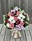 Букет цветов из: Альстромерии, Гвоздики, Розы и Хризантемы в Туринске