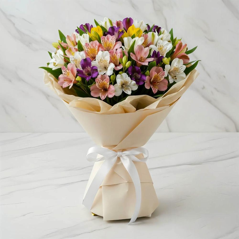 Букет цветов из: Альстромерии в Туринске