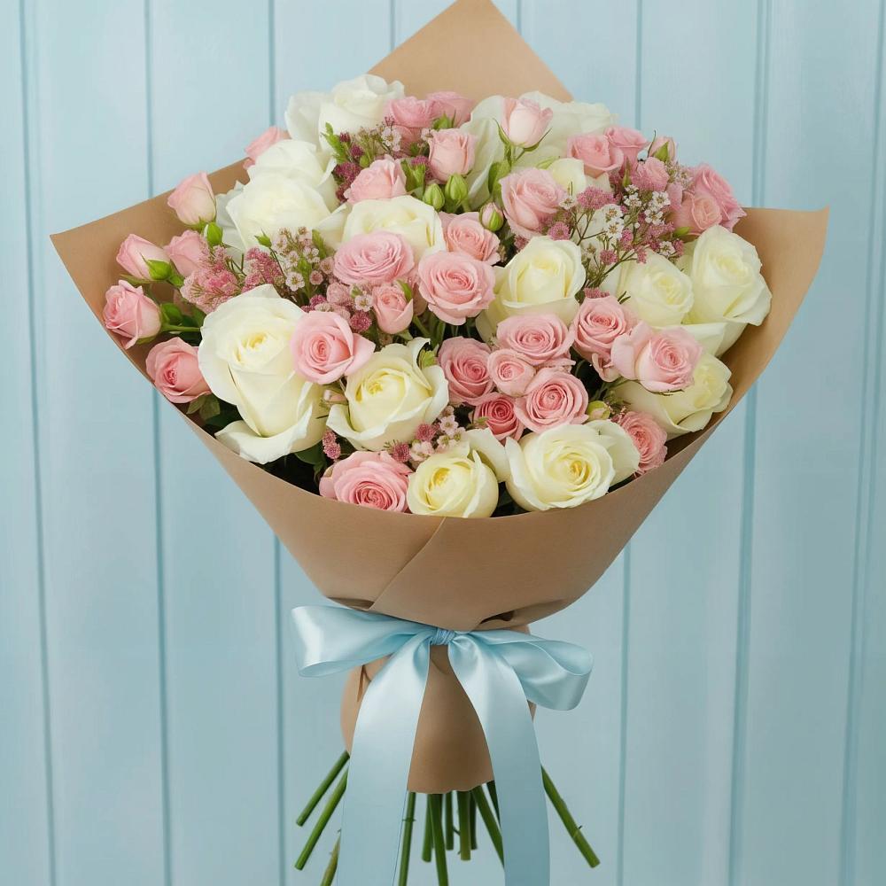 Букет цветов из: Розы в Туринске