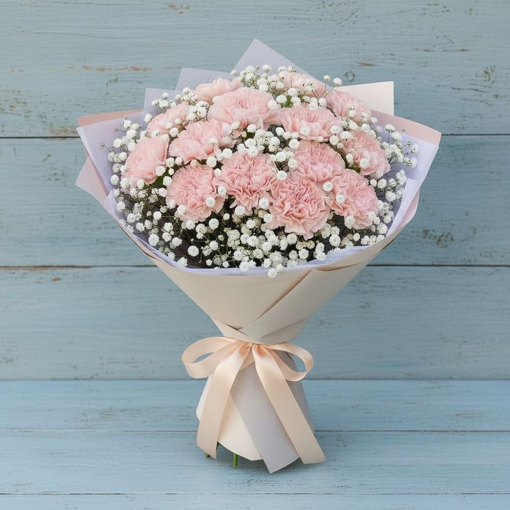 Букет цветов из: Гвоздики в Туринске