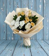 Букет цветов из:  Розы и Хризантемы в Туринске