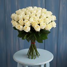 Букет 51 Белая роза Эдлесс Лав #REPLACE_PRED# Туринске