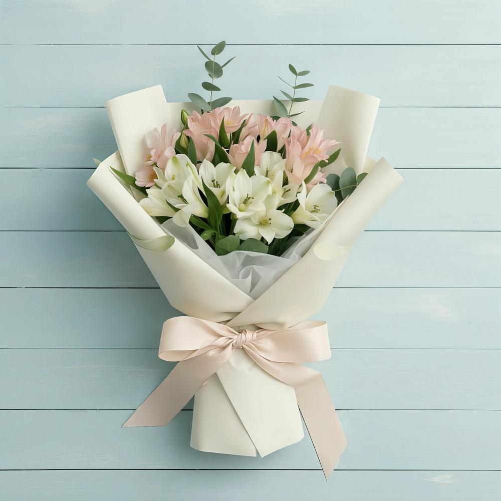 Букет цветов из: Альстромерии в Туринске