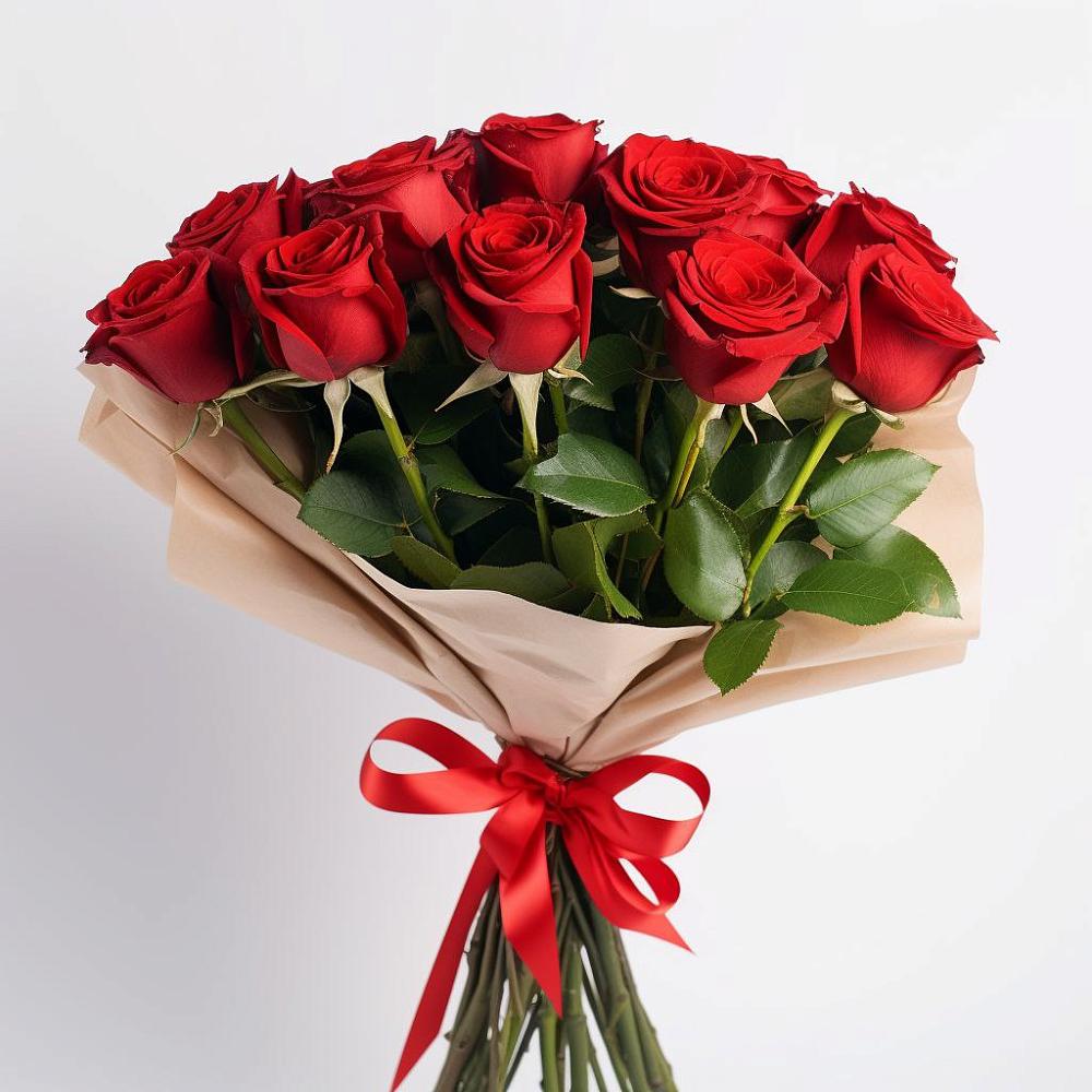 Букет 11 Красных роз Эдлесс Лав в Туринске