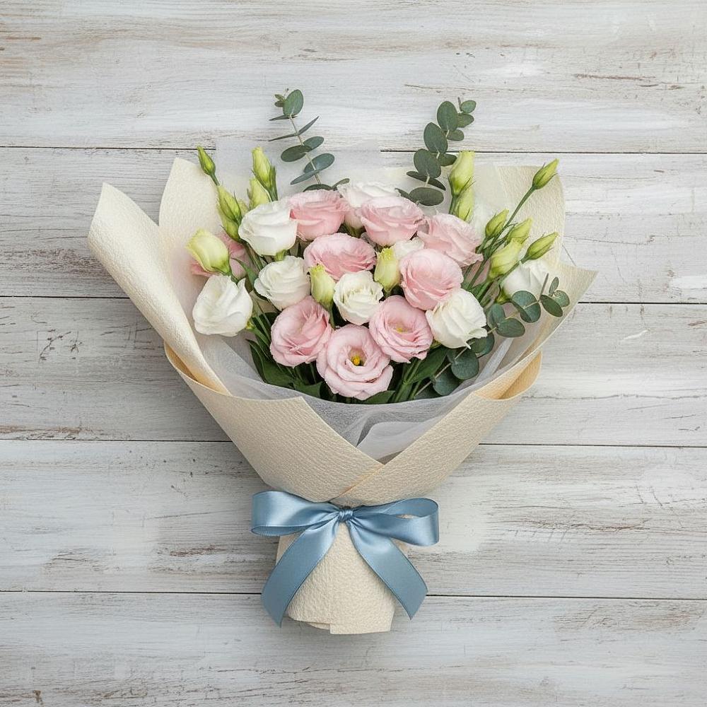 Букет цветов из: Лизиантусы в Туринске